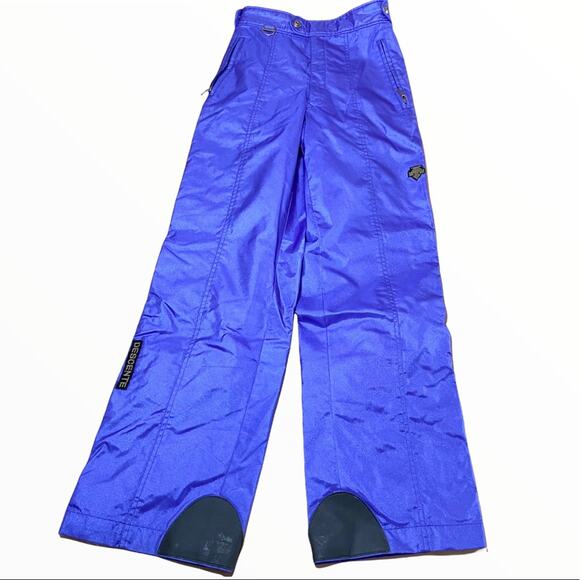 Descente ski pants entrant purple vintage ski pants size 32 - Picture 1 of 4